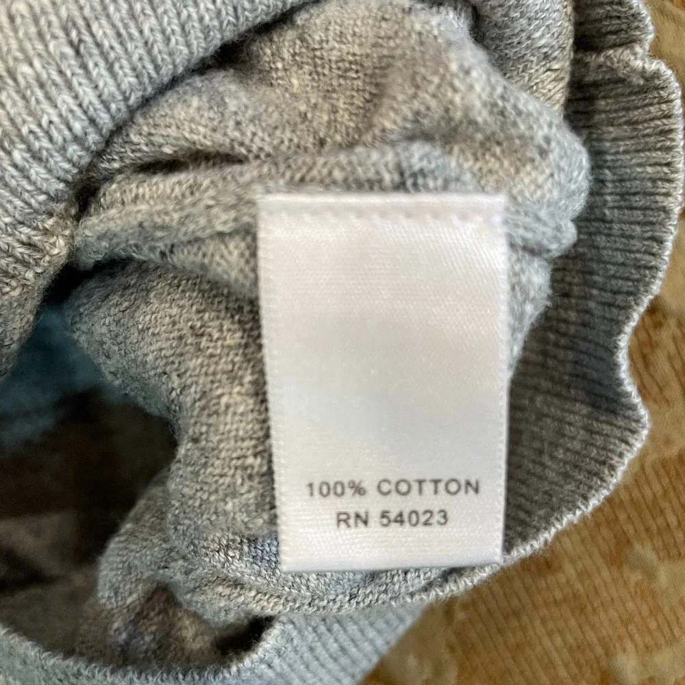 Banana Republic Zip Up Cotton Sweater
